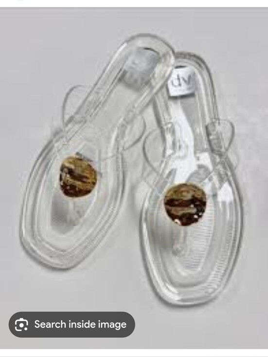 DV by Dolce Vita Shoes - New DOLCE VITA CLEAR THONG SANDALS SZ 8